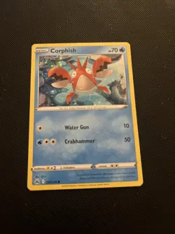 Corphish Crown Zenith 033/159 Pokemon TCG Trading Card Regular 2023 - Image 1