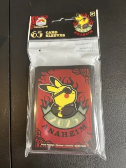 Pokemon World Championships 2025 Anaheim Card Sleeves 3 Set Exclusive Pikachu - Image 4