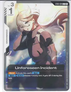 Gundam Card Game - Unforeseen Incident ST01-014 C Set of 4 - Near Mint/Mint - Image 1