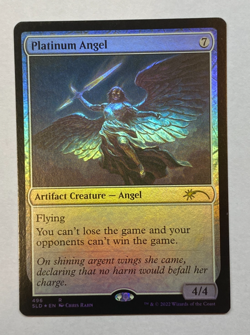 MTG - Secret Lair - Chris Rahn - Platinum Angel - FOIL - NM - Image 1