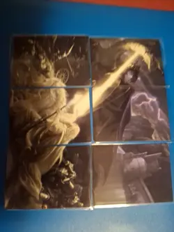MTG - LOTR - Gandalf in the Pelennor Fields Scene Art Card Set - 6 card lot N.M - Image 1