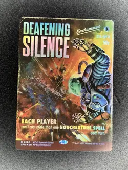Deafening Silence FOIL SHOWCASE Special Guest MTG M 0120 Edge Of Eternities NM - Image 1