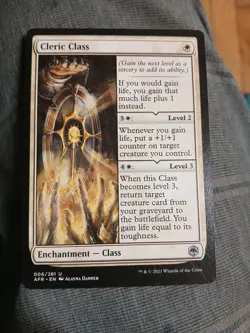 1x CLERIC CLASS - Forgotten Realms - MTG - Magic the Gathering - Image 1