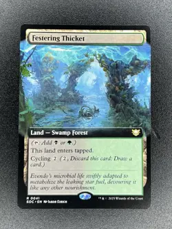 MTG Edge Of Eternities - Festering Thicket 0041 Regular (Extended Art) - Image 1