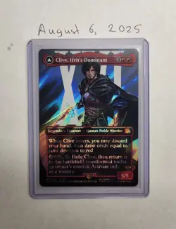 Clive, Ifrit's Dominant - MTG Final Fantasy - Borderless Surge Foil - (530) - NM - Image 1