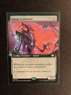 MTG Edge of Eternities - Surge Conductor - Extended Art - Near Mint - Image 1