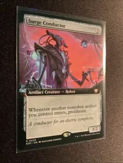 MTG Edge of Eternities - Surge Conductor - Extended Art - Near Mint - Image 2