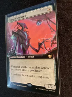 MTG Edge of Eternities - Surge Conductor - Extended Art - Near Mint - Image 3
