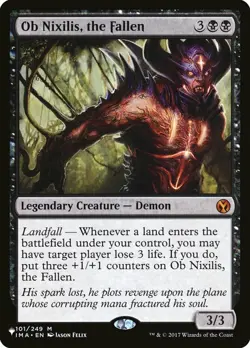 1 x Ob Nixilis, the Fallen - Mystery Booster / The List - Light Play - MTG - Image 1