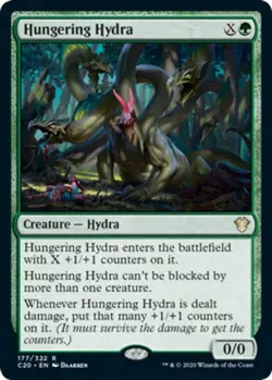 1 x Hungering Hydra - Commander 2020 - Light Play - MTG - Image 1