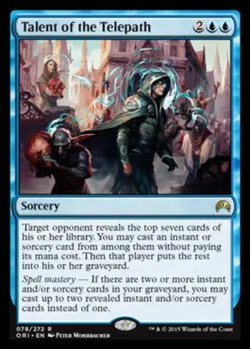 1 x Talent of the Telepath - Magic Origins - Heavy Play - MTG - Image 1
