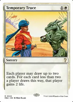 1 x Temporary Truce - Mystery Booster 2 - Moderate Play - MTG - Image 1