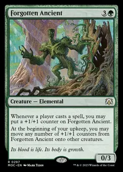 1 x Forgotten Ancient - Commander: March of the Machine - Light Play - MTG - Image 1