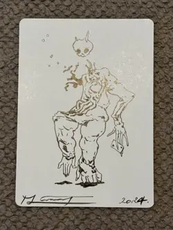 MTG Magic Artist Proof AP Signed Veronique Meignaud / Flame Channeler Foil - Image 1