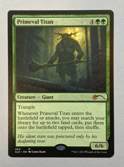 MTG - Secret Lair - Chris Rahn - Primeval Titan - Non-Foil - NM - Image 1