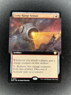 Long-Range Sensor R 0031 Extended Art Regular MTG Edge Of Eternities EOC EN NM - Image 1