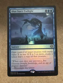 Foil Blue Sun's Twilight Phyrexia: All Will Be One - NM MTG - Image 1