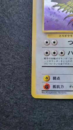 Pidgeot Pokemon Jungle Holo (Japanese) Pokemon Card - Image 5