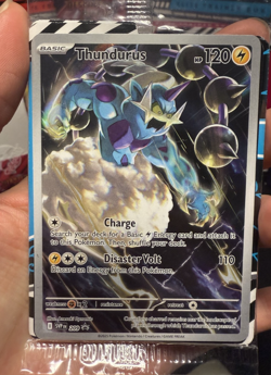 Pokemon TCG S&V Thundurus 209 Pokemon Center Promo Near Mint PSA 10 Contender - Image 1