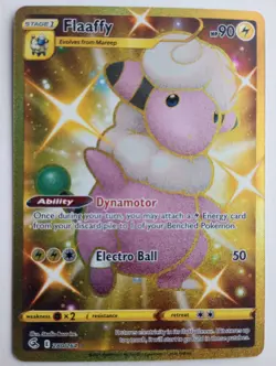 Flaaffy Gold Secret Rare 280/264 | Sword & Shield Fusion Strike | Pokemon | NM - Image 1