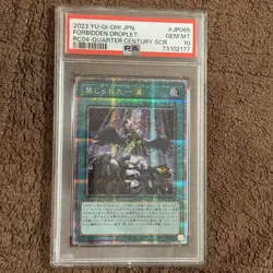 YuGiOh Forbidden Droplet 25th Anniversary Secret Rare PSA10 Collectors - Image 4