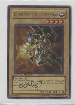 Elemental HERO Sparkman (Limited Edition) 1st Ed. YuGiOh Starter Deck #YSD-ENS01 - Image 1