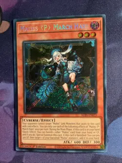 Yugioh Maliss P March Hare ALIN-EN023 Alliance Insight Secret Rare 1st Ed NM - Image 1
