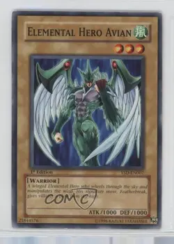 Elemental HERO Avian 1st Ed. YuGiOh Starter Deck #YSD-EN007 2006 READ - Image 1