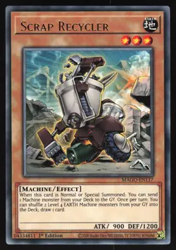 Scrap Recycler - MAGO-EN117 - Gold Rare - 1st Edition Yugioh - Image 1