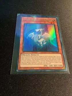 Yugioh - 1x Spectral, Dragon Ruler of Flickers ALIN-EN018 - Near Mint - Image 4