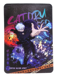 Gojo Satoru Jujutsu Kaisen Holo Foil Anime Collectible Trading Card - Image 1