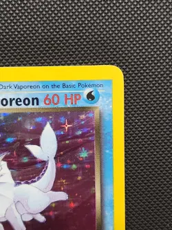 Pokemon TCG Dark Vaporeon Holo Rare Card 9/110 Legendary Collection - Image 4