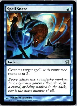 Spell Snare 64/229 Dissension MTG Instant Uncommon LP Counter Blue Magic Card - Image 1