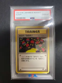 Sleep Sleep Old Back PSA10 Pokemon Card Snorlax - Image 1