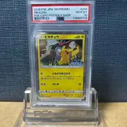 PSA10 Pikachu 2018 249 SM P Pokemon Card Friendly Shop Item - Image 1