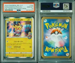 PSA10 Kanazawa s Pikachu Promo 144 S P Double Numbers P Pokemon Card - Image 1