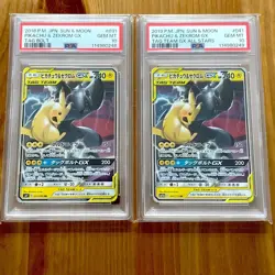 Pikachu Zekrom GX RR PSA10 Pokemon Card Sequential Pikazek - Image 1