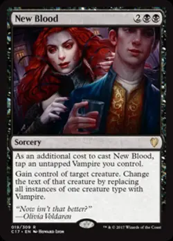 New Blood - Medium Play MTG Commander 2017 - Image 1