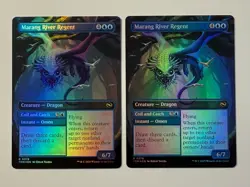 MTG - 2x Marang River Regent / Coil and Catch [Borderless FOIL] - Image 2