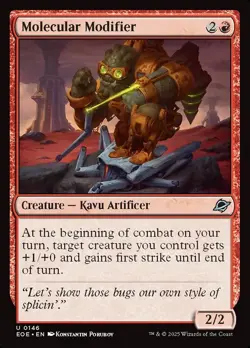 MTG Edge of Eternities *FOIL* U Molecular Modifier #0146 - Image 1