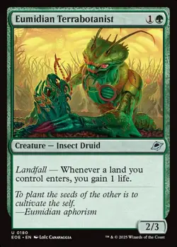 MTG Edge of Eternities *FOIL* U Eumidian Terrabotanist #0180 - Image 1