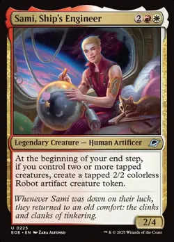 MTG Edge of Eternities *FOIL* U Sami, Ship's Engineer #0225 - Image 1