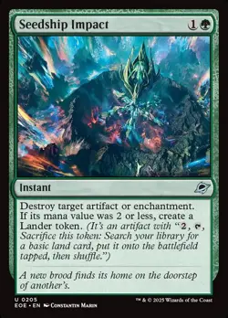 MTG Edge of Eternities *FOIL* U Seedship Impact #0205 - Image 1