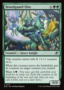 MTG Edge of Eternities *FOIL* U Broodguard Elite #0175 - Image 1