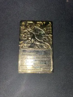 1999 Pokemon Charizard #6 24k Gold Plated Burger King Promo - Image 2