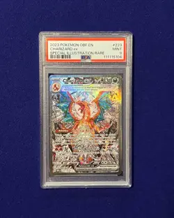 PSA 9 Charizard ex #233 Obsidian Flames 2023 Pokemon GEM MINT - Image 1