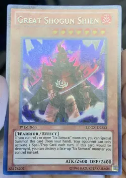 Yugioh Great Shogun Shien LCGX-EN233 Secret Rare 1st Ed LP w/Tracking - Image 4