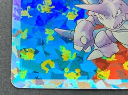Pokemon card Nidoking NO.034 Topsun Pokemon TCG Japanese Holo Rare Nintendo - Image 5