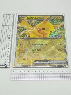 Pokemon Card Pikachu SV-P Promo Jumbo Size JR-EAST 2025 Stamp Rally Japanese - Image 5