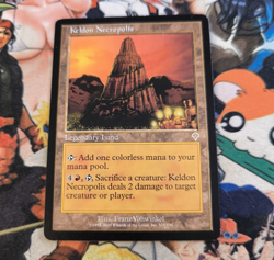 MTG Keldon Necropolis 🇬🇧 Invasion 2000 Magic Card Legendary Land Og Rare - Image 1